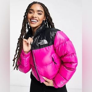 NWT North Face Cropped Nuptse Puffer